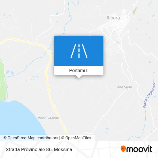 Mappa Strada Provinciale 86