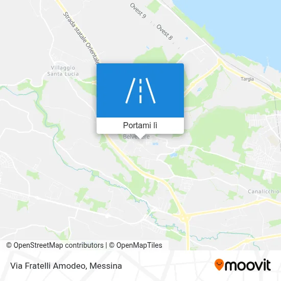 Mappa Via Fratelli Amodeo