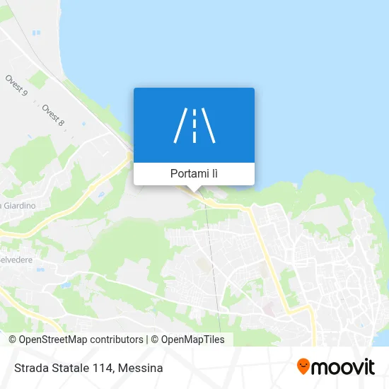 Mappa Strada Statale 114