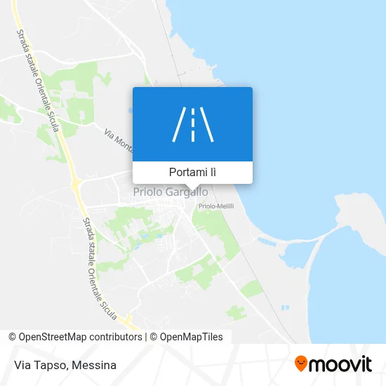 Mappa Via Tapso