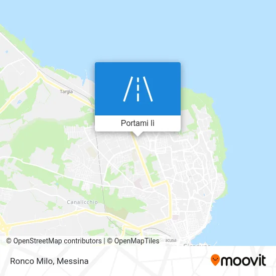 Mappa Ronco Milo