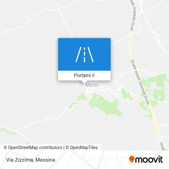 Mappa Via Zizzima