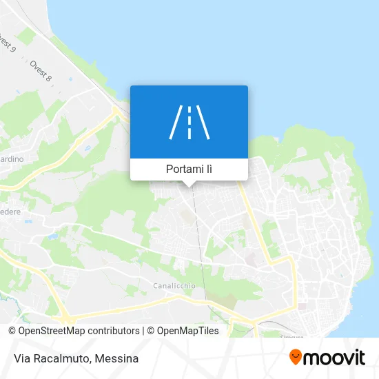 Mappa Via Racalmuto