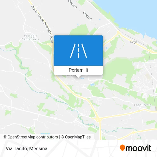 Mappa Via Tacito