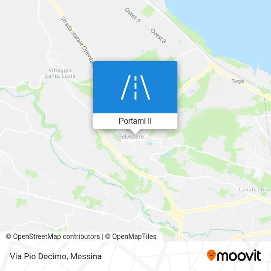 Mappa Via Pio Decimo