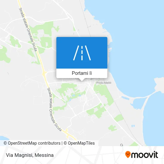 Mappa Via Magnisi