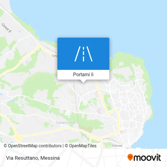 Mappa Via Resuttano