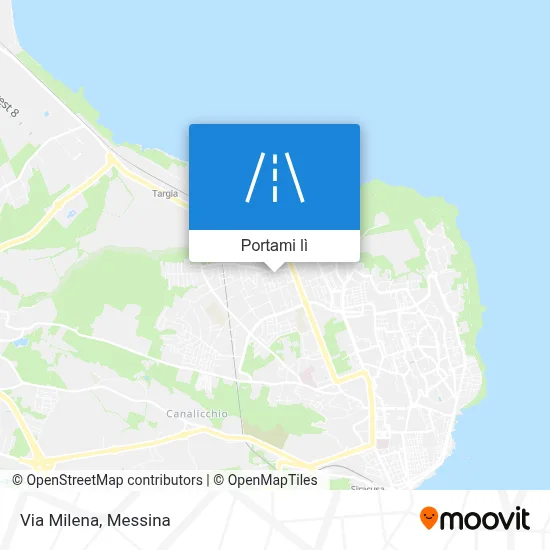 Mappa Via Milena