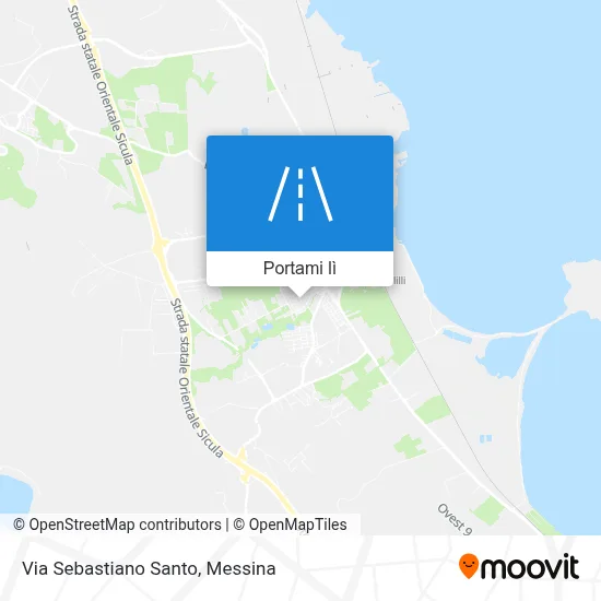 Mappa Via Sebastiano Santo