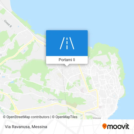 Mappa Via Ravanusa