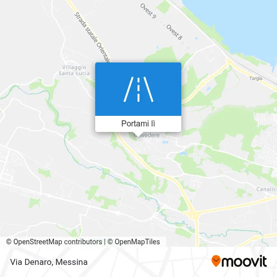 Mappa Via Denaro