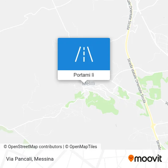 Mappa Via Pancali