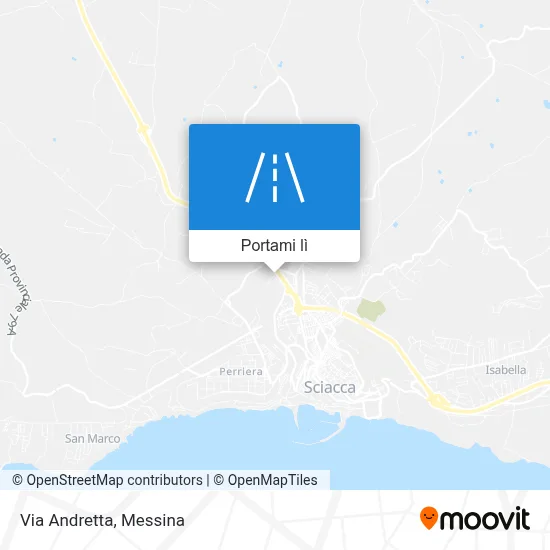 Mappa Via Andretta