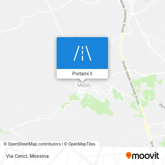 Mappa Via Cenci