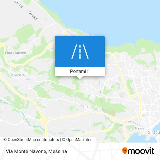 Mappa Via Monte Navone