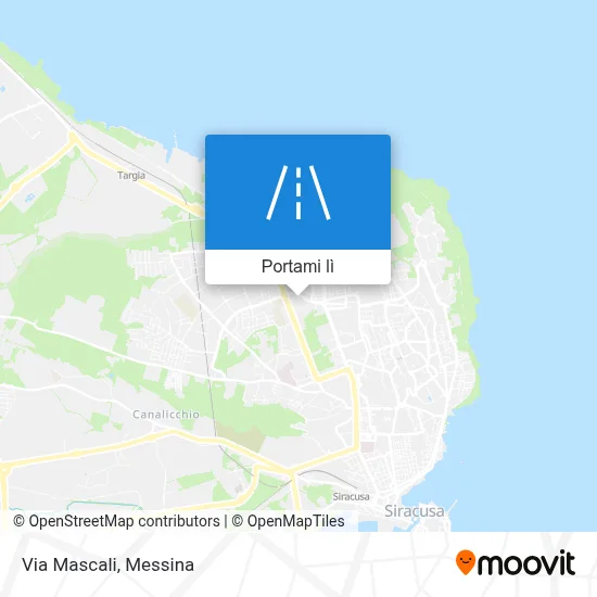 Mappa Via Mascali
