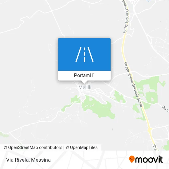 Mappa Via Rivela