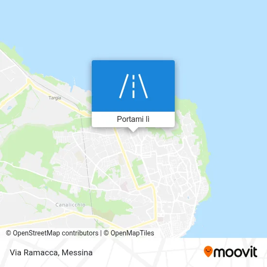 Mappa Via Ramacca