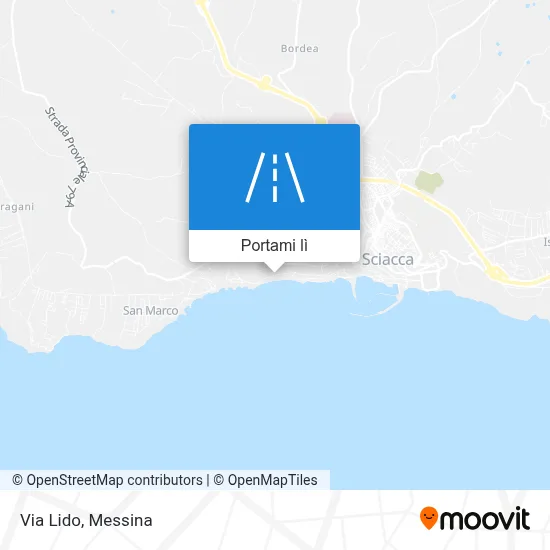 Mappa Via Lido