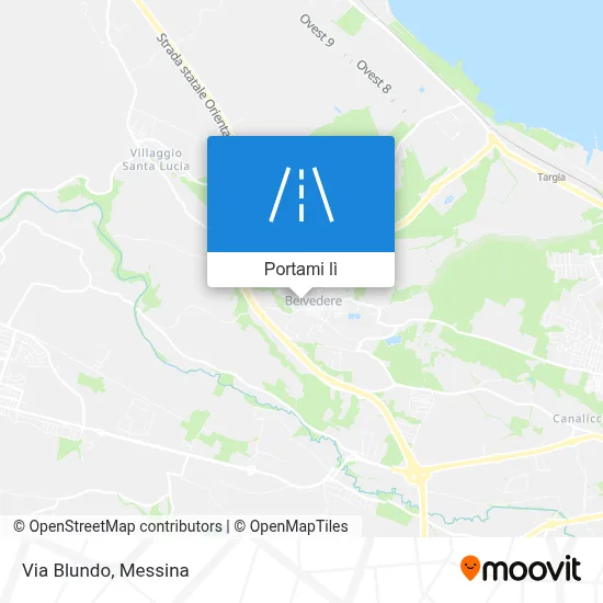 Mappa Via Blundo