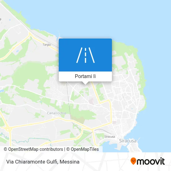 Mappa Via Chiaramonte Gulfi