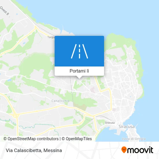Mappa Via Calascibetta