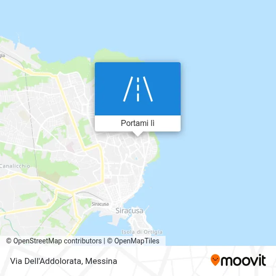 Mappa Via Dell'Addolorata