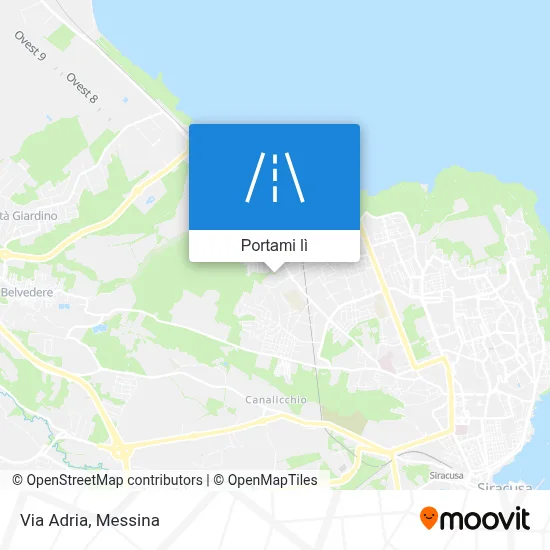 Mappa Via Adria