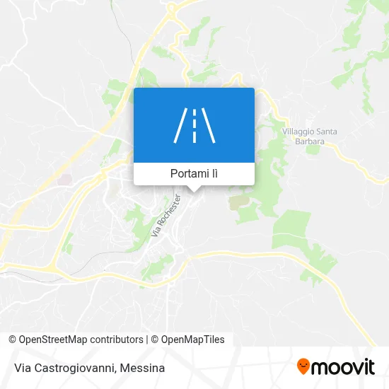 Mappa Via Castrogiovanni