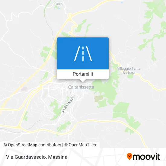 Mappa Via Guardavascio