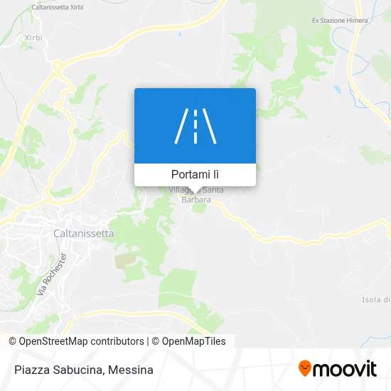 Mappa Piazza Sabucina
