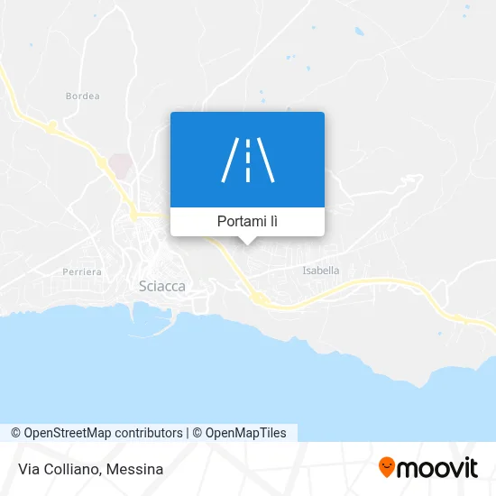 Mappa Via Colliano