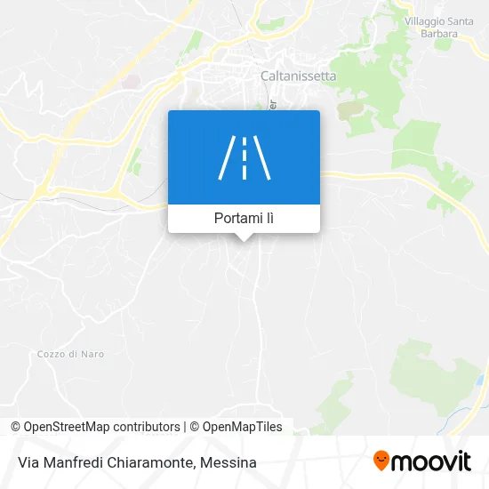 Mappa Via Manfredi Chiaramonte