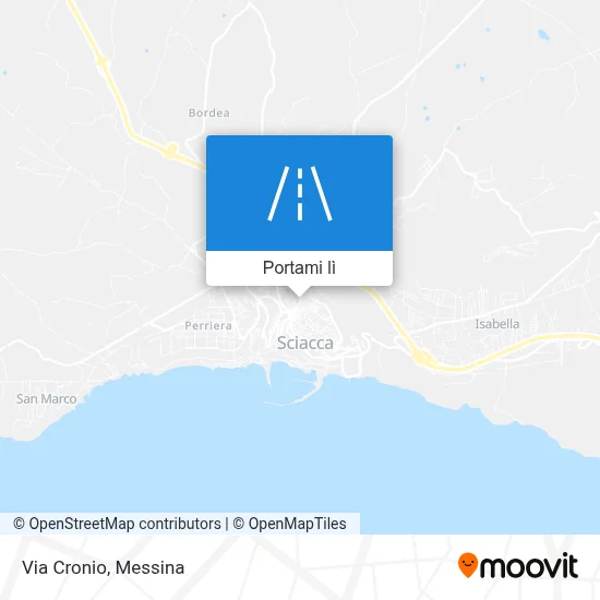 Mappa Via Cronio