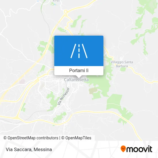 Mappa Via Saccara