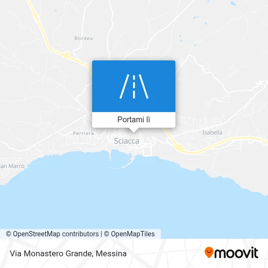Mappa Via Monastero Grande