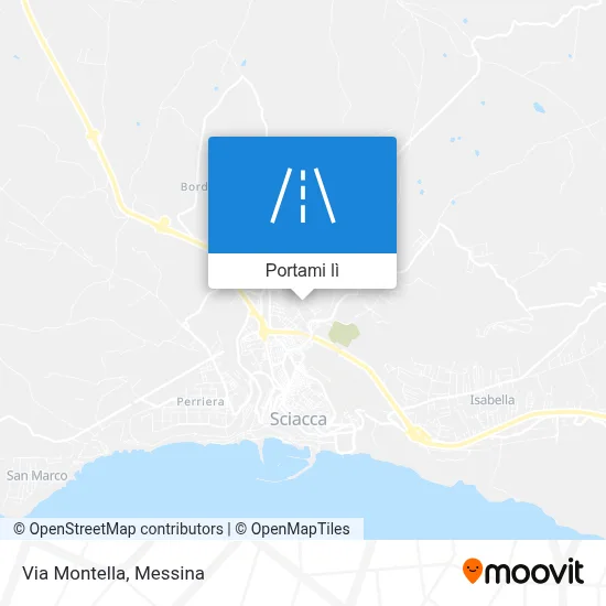 Mappa Via Montella