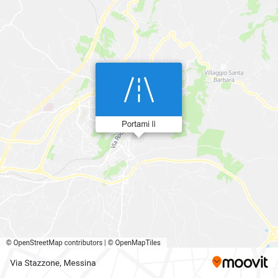 Mappa Via Stazzone