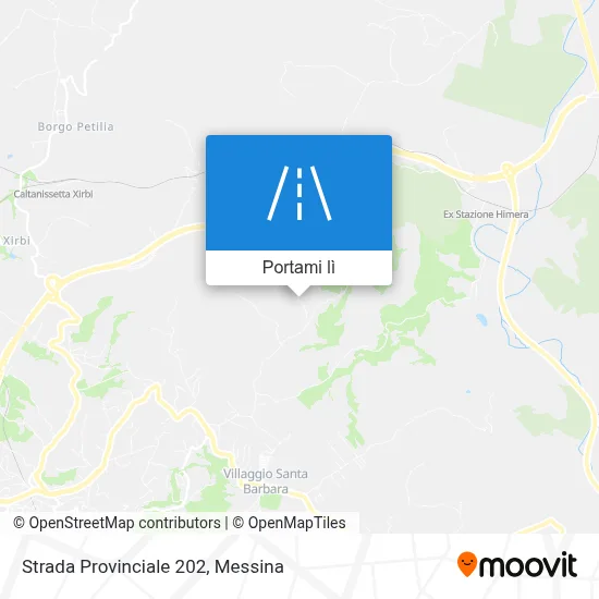 Mappa Strada Provinciale 202