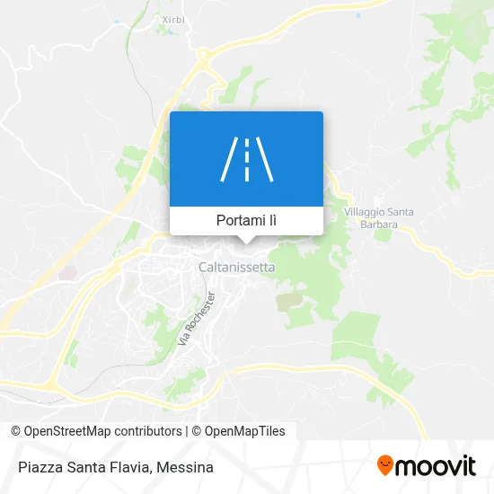Mappa Piazza Santa Flavia