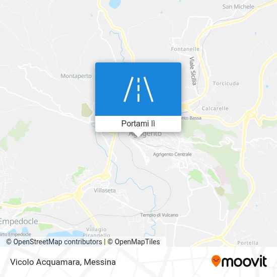 Mappa Vicolo Acquamara