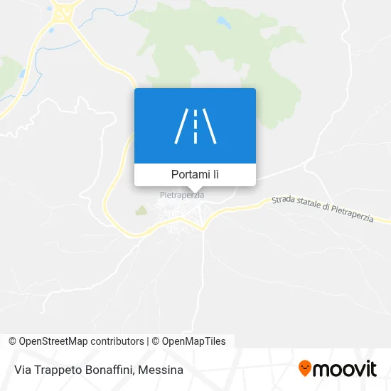 Mappa Via Trappeto Bonaffini