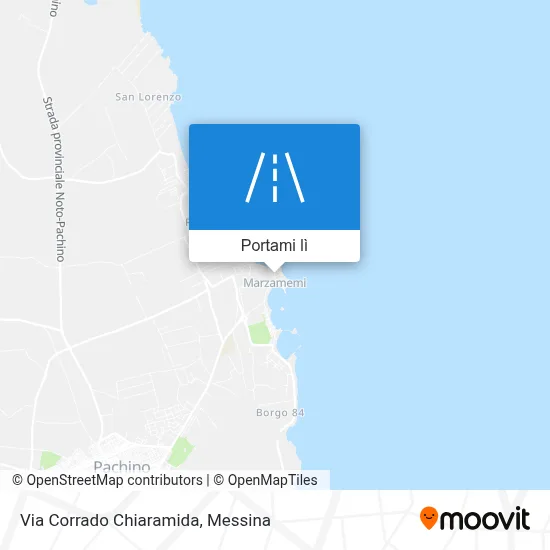 Mappa Via Corrado Chiaramida
