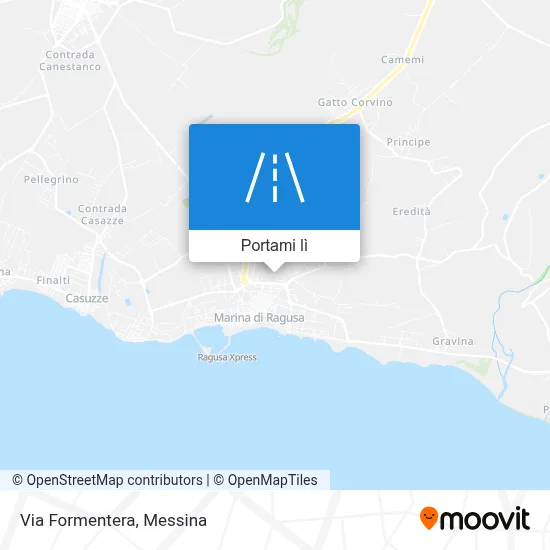 Mappa Via Formentera