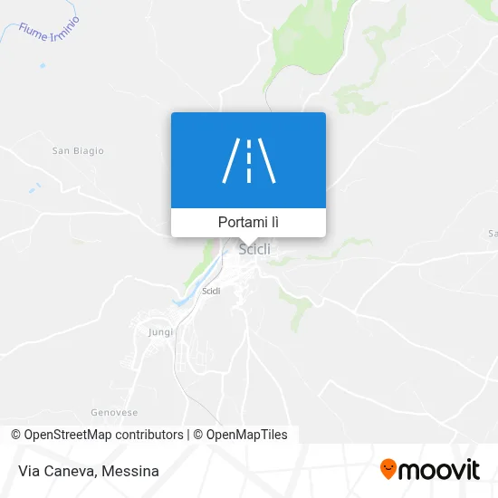 Mappa Via Caneva