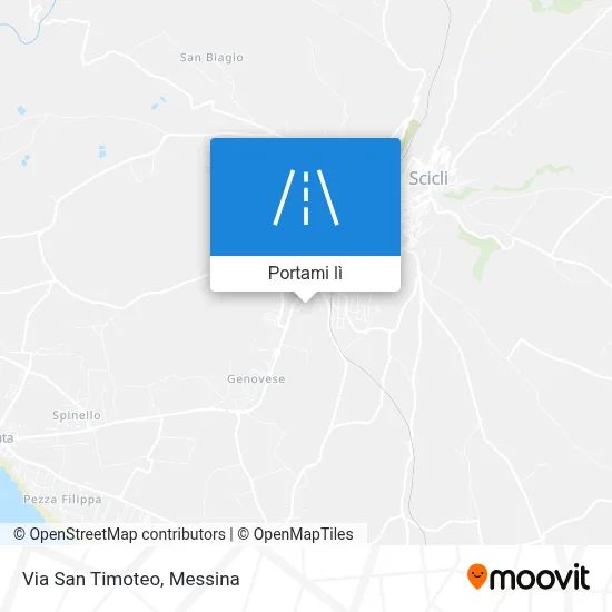 Mappa Via San Timoteo