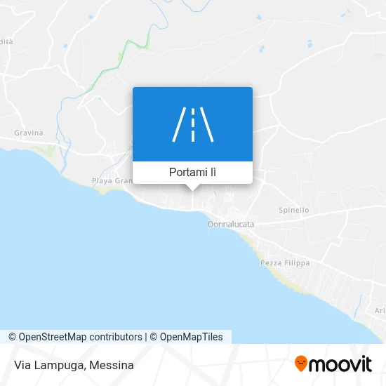 Mappa Via Lampuga