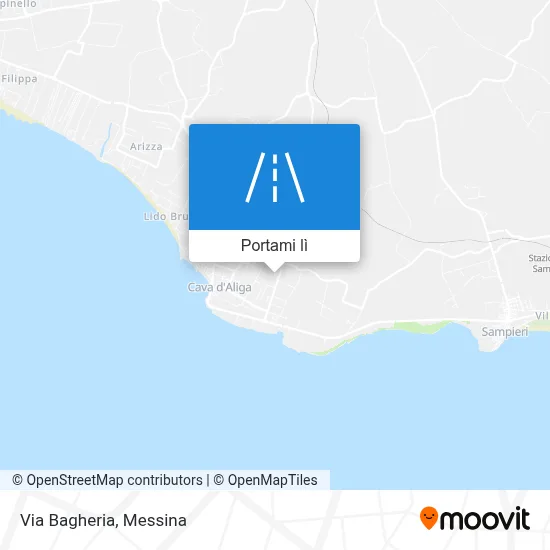 Mappa Via Bagheria