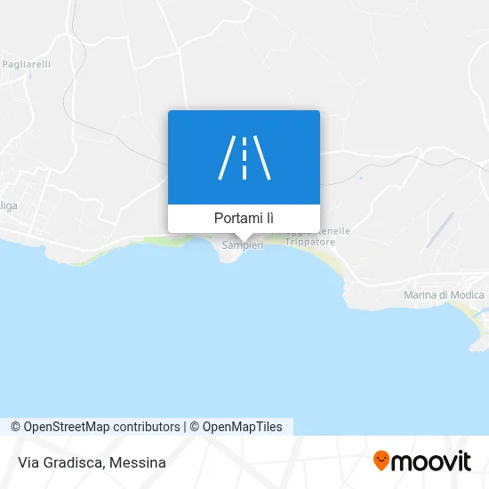 Mappa Via Gradisca