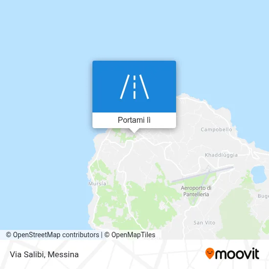 Mappa Via Salibi